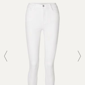 J Brand white denim jeans